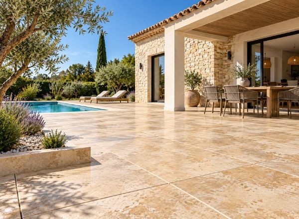 Un chantier de dallage organisé à May-sur-Orne